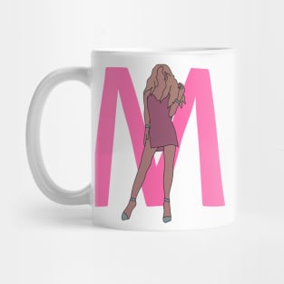 Mariah Carey Caution World Tour M background Mug